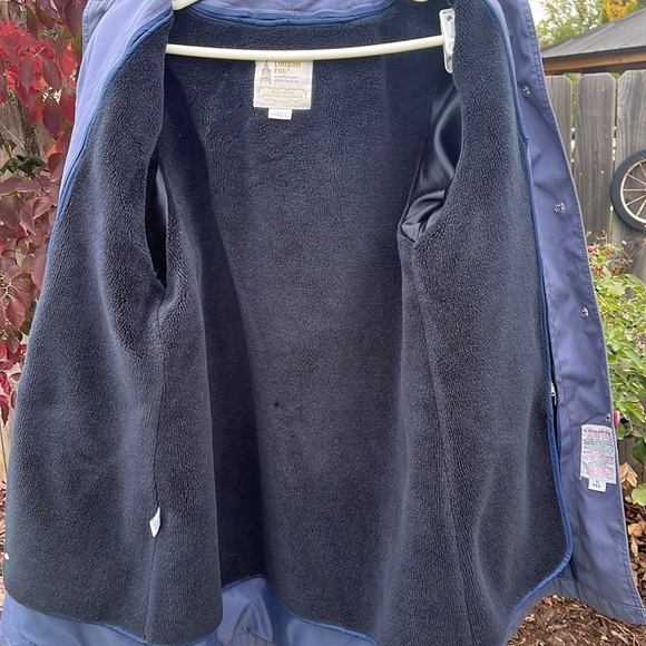 VTG Essential London Fog Blue / Lined  Polyester Coat Sz 10 Reg - Picture 10 of 15